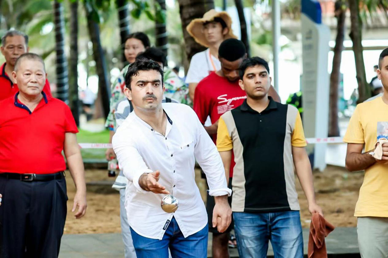 掷球运动。主办方供图