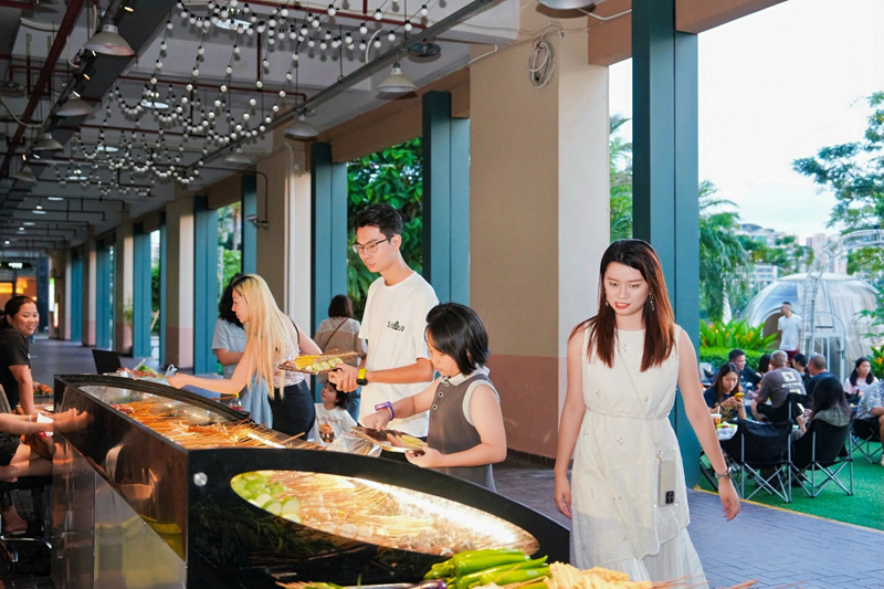 赛事带火水岸经济。美兰区委宣传部供图