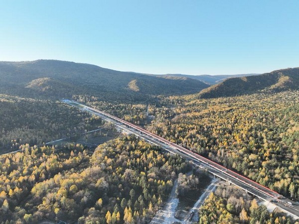 项目建设。黑龙江省交通运输厅供图